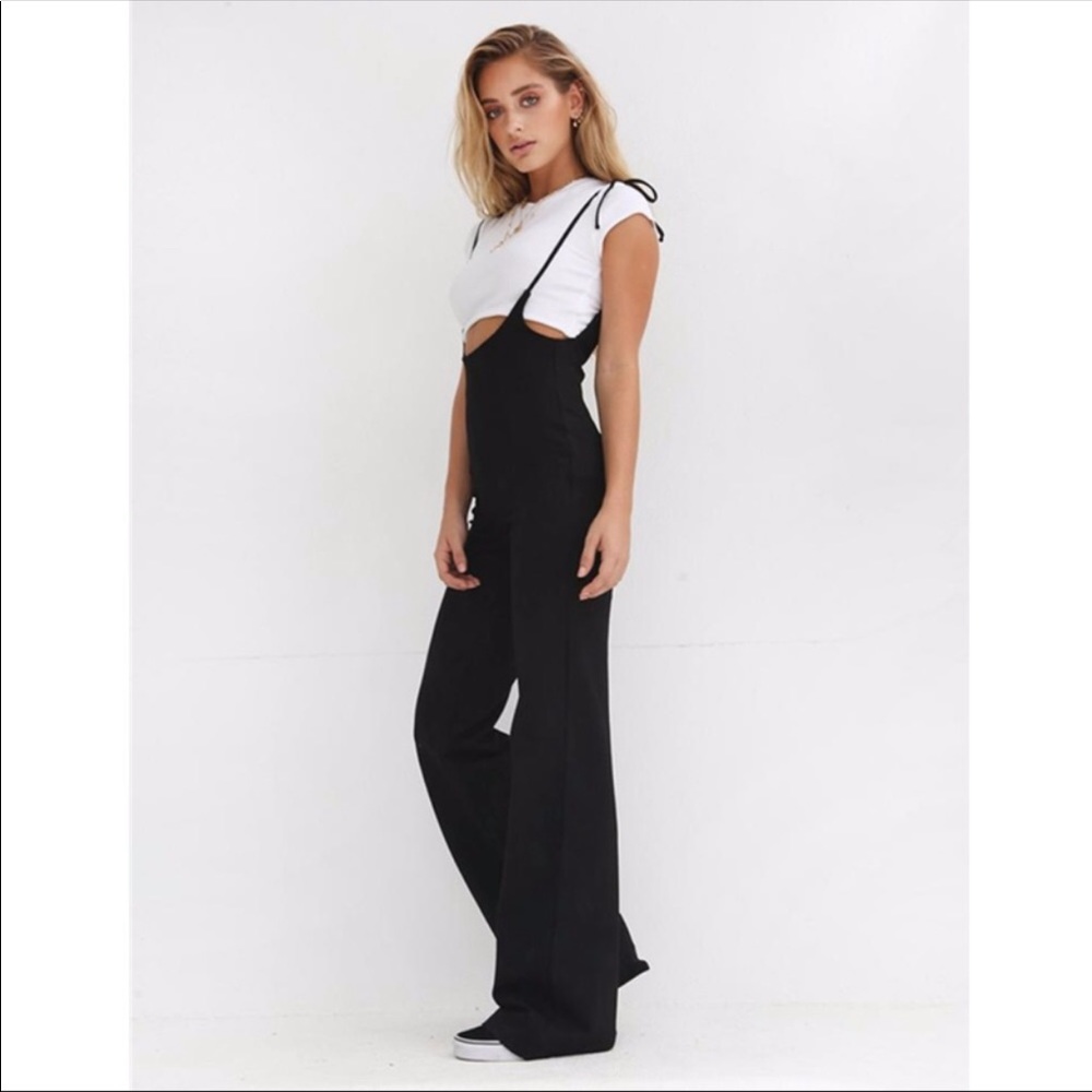 NEW Lace-up Overall Jumpsuit Pants